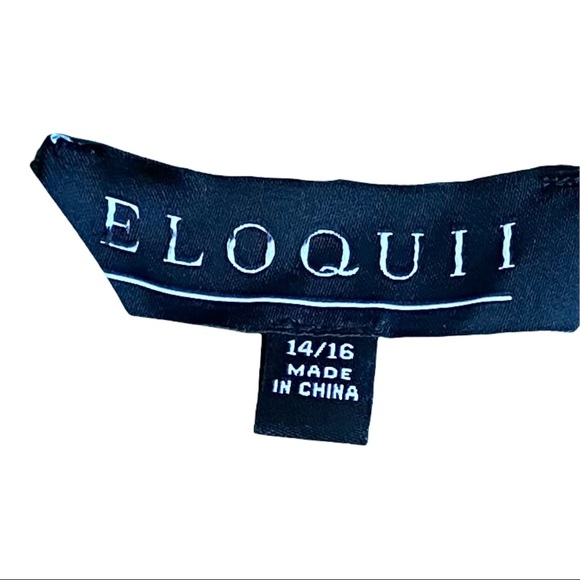 Eloquii plus size 16 sleeveless pleated neckline top - Picture 4 of 4